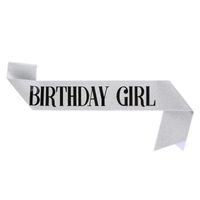 Birthday Letter Glitter Cloth Party Costume Props 1 Piece sku image 4