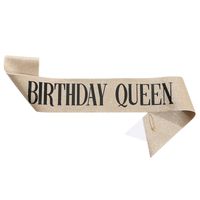 Birthday Letter Glitter Cloth Party Costume Props 1 Piece sku image 7