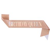 Birthday Letter Glitter Cloth Party Costume Props 1 Piece sku image 6