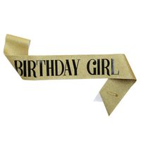 Birthday Letter Glitter Cloth Party Costume Props 1 Piece sku image 19