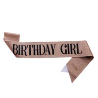 Birthday Letter Glitter Cloth Party Costume Props 1 Piece sku image 20