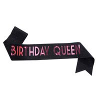 Birthday Letter Glitter Cloth Party Costume Props 1 Piece sku image 24