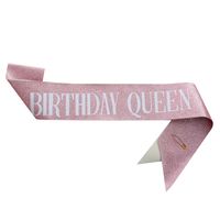 Birthday Letter Glitter Cloth Party Costume Props 1 Piece sku image 23