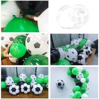 Date D'anniversaire Football Émulsion Fête Ballons Accessoires Décoratifs main image 4