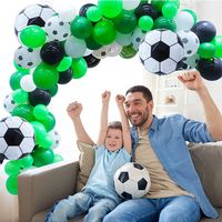 Birthday Football Emulsion Party Balloons Decorative Props main image 2