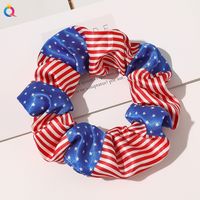Fashion American Flag Cloth Printing Hair Tie 1 Piece sku image 2