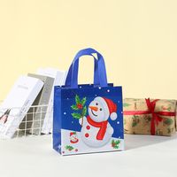 Christmas Cute Santa Claus Nonwoven Party Gift Bags 1 Piece sku image 3