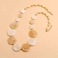 Fashion Round Resin Beaded Women's Necklace 1 Piece main image 5