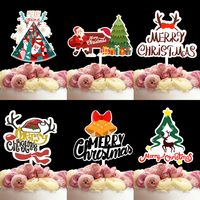 Christmas Birthday Christmas Tree Letter Unicorn Arylic Party Cake Decorating Supplies 1 Piece main image 3