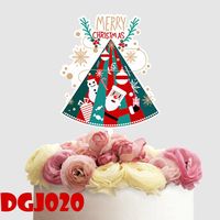 Christmas Birthday Christmas Tree Letter Unicorn Arylic Party Cake Decorating Supplies 1 Piece sku image 11