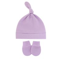 Children Unisex Cute Solid Color Baby Hat main image 4