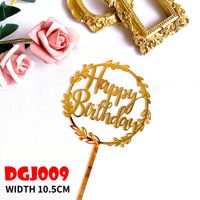 Birthday Letter Heart Shape Flower Arylic Party Cake Decorating Supplies 1 Piece sku image 19