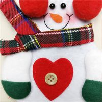 Christmas Fashion Christmas Hat Santa Claus Snowman Nonwoven Party Cutlery Bag 1 Piece main image 5