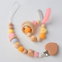 Cute Color Block Feather Baby Accessories main image 5