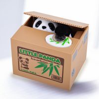 Neue Kreative Stehlen Münze Nette Panda Katze Einsparungen Box Großhandel main image 1
