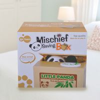 New Creative Steal Coin Cute Panda Cat Savings Box Wholesale main image 4