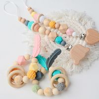 Cute Color Block Feather Baby Accessories main image 3