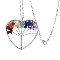 Ethnic Style Tree Artificial Crystal Alloy Beaded Hollow Out Women's Pendant Necklace 1 Piece main image 4