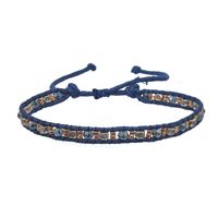 Les Bracelets Des Femmes De Tricotage De Style Ethnique D'alliage De Graine De Corde Ronde De Perle 1 Morceau sku image 3