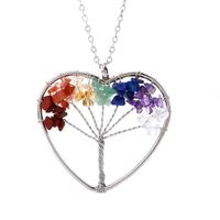 Ethnic Style Tree Artificial Crystal Alloy Beaded Hollow Out Women's Pendant Necklace 1 Piece sku image 2