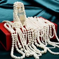 Basic Einfarbig Imitationsperle Perlen Frau Halskette 1 Stück main image 3