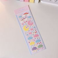 Korean Style Ins Cartoon Cute Soft Candy Bear Hand Ledger Sticker Creative Mobile Phone Decorative Material Transparent Waterproof Stickers sku image 5