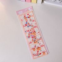 Korean Style Ins Cartoon Cute Soft Candy Bear Hand Ledger Sticker Creative Mobile Phone Decorative Material Transparent Waterproof Stickers sku image 4