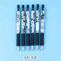 Fashion Press 0.5mm Bullet Black Gel Ink Pen Combination Of Multiple Sets sku image 11