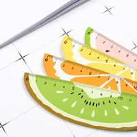 Cute Cartoon Fruit Pattern 15cm Ruler Student Creative Stationery Wholesale main image 3