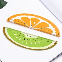 Cute Cartoon Fruit Pattern 15cm Ruler Student Creative Stationery Wholesale main image 2