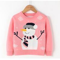 Christmas Fashion Snowman Viscose Hoodies & Sweaters main image 6