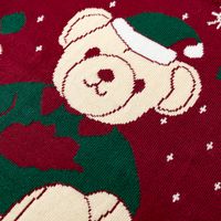 Christmas Fashion Bear Snowflake Viscose Hoodies & Sweaters main image 5
