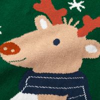 Christmas Fashion Snowflake Deer Viscose Hoodies & Sweaters main image 5