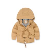 Fashion Solid Color Patchwork Polyester Boys Outerwear main image 4