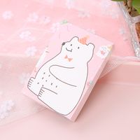 Cute Creative Bear Note Paper Tearable Stationery Notebook sku image 2