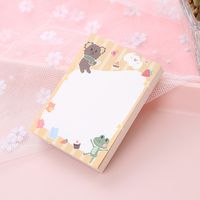 Cute Creative Bear Note Paper Tearable Stationery Notebook sku image 3