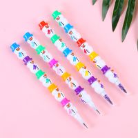 New Creative Snowman Crayon Cut-free Removable Pencil 1 Piece main image 6