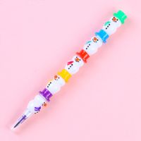 New Creative Snowman Crayon Cut-free Removable Pencil 1 Piece main image 3