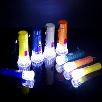 Children's Mini Torch Transparent Outdoor Portable Lighting Luminous Small Flashlight Kindergarten Prizes Small Gift Toy main image 2