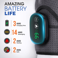 3-speed Adjustable Controller Usb Charging Warm Electric Massage Shoulder Pad main image 4