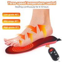 Cross-border Large Size Warmed Insole Household Intelligent Temperature Control Electric Heating Insole Lithium Battery Can Be Cut Feet Warmer main image 4