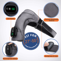 3-speed Adjustable Controller Usb Charging Warm Electric Massage Shoulder Pad main image 2