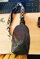 Women's Fashion Color Block Plaid Pu Leather Waist Bags sku image 12