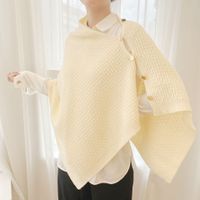 Women's Simple Style Solid Color Knit Winter Scarves main image 2