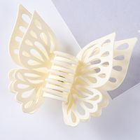 Fashion Butterfly Plastic Hair Claws sku image 1