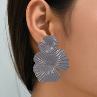 Fashion Flower Alloy Plating Women's Drop Earrings 1 Pair main image 6