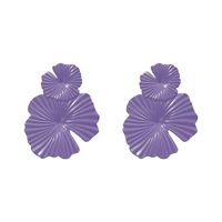 Fashion Flower Alloy Plating Women's Drop Earrings 1 Pair sku image 9