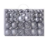 Christmas Retro Ball Plastic Party Hanging Ornaments 100 Pieces sku image 1