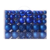 Christmas Retro Ball Plastic Party Hanging Ornaments 100 Pieces sku image 3