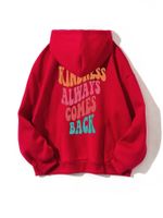 Women's Hoodie Long Sleeve Hoodies & Sweatshirts Printing Pocket Fashion Letter Slogan main image 1